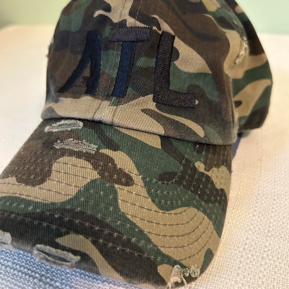 Camouflage Cap with ATL Embroidery